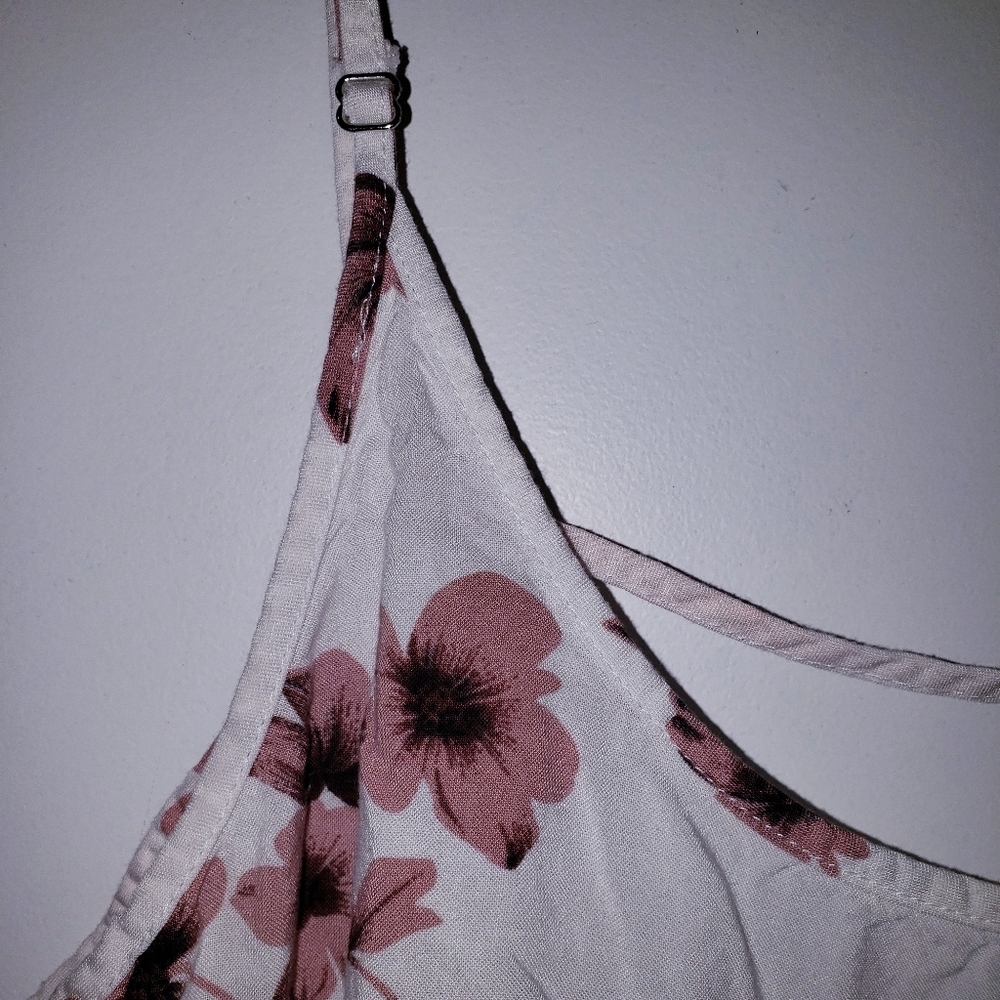 Brandy Melville Floral Tiered Ruffle Tunic - Picture 4 of 6